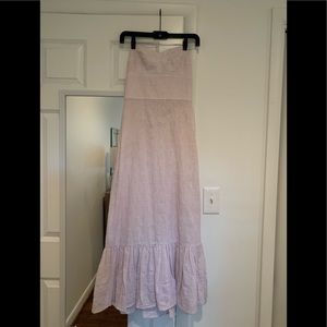 Intermix Pink & White Seersucker Summer Maxi